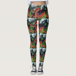 Franz Marc Red Hjort Berömd Painting Women's Leggings