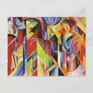 Franz Marc- Stallarna Vykort