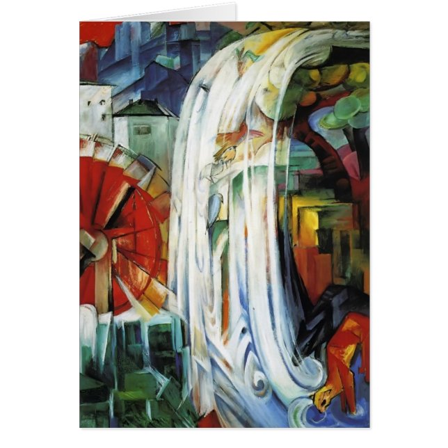Franz Marc- The Enchanted Mill Hälsningskort (Framsidan)