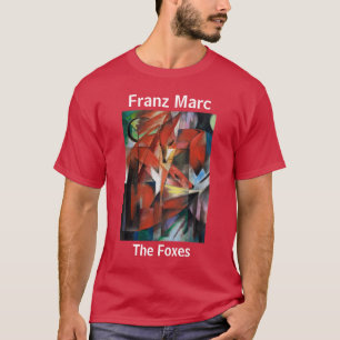 Franz Marc The Foxes Red T Shirt