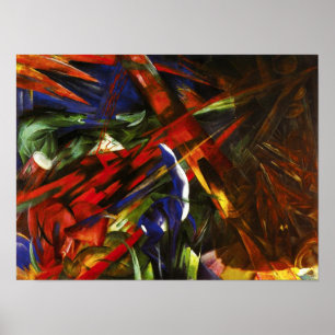 Franz Marc Tierschicksale affisch