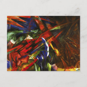 Franz Marc Tierschicksale Postcard Vykort