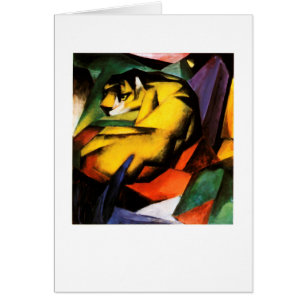 Franz Marc - Tiger (1912) Hälsningskort