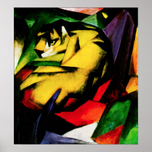 Franz Marc Tiger Poster