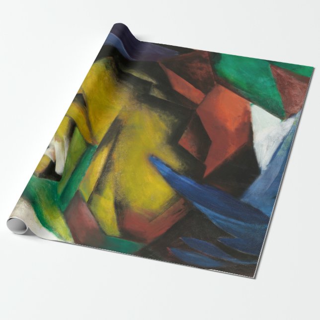 Franz Marc Tiger Presentpapper (Utrullad)