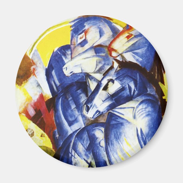 Franz Marc Torn i Blue Horses Magnet (Framsidan)