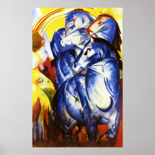 Franz Marc Torn i Blue Horses Poster