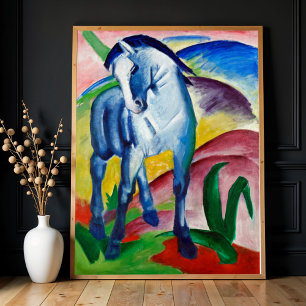 Franz Marc's Blue Horse Poster