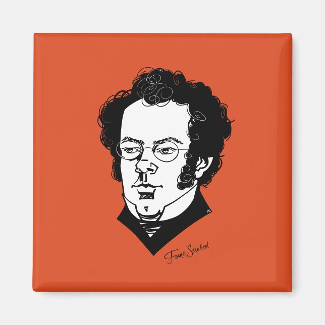 Franz Schubert Magnet (Framsidan)