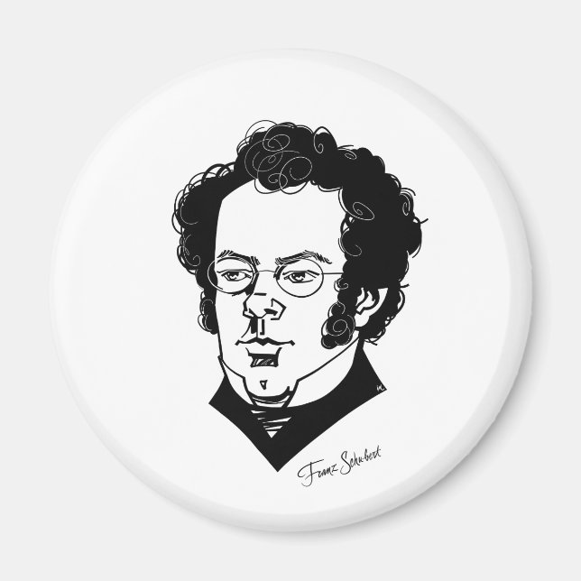 Franz Schubert Magnet (Framsidan)