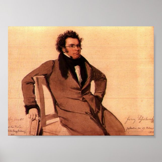 Franz Schubert Poster (Framsidan)