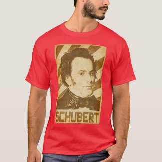 Franz Schubert Retro Propaganda T Shirt
