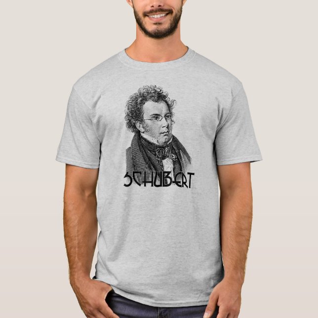 Franz Schubert T-shirt (Framsida)