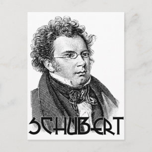 Franz Schubert Vykort
