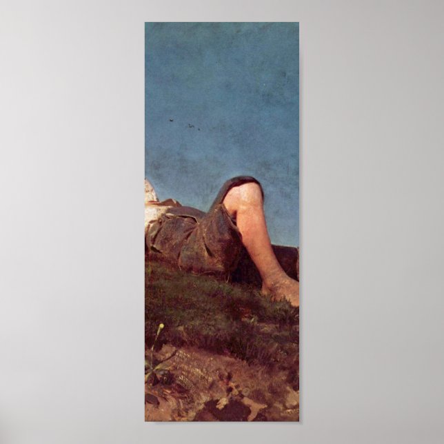 Franz von Lenbach - En herdepojke Poster (Framsidan)