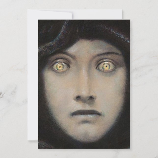 Franz Von Stuck - chef för Medusa Inbjudningar (Framsida)