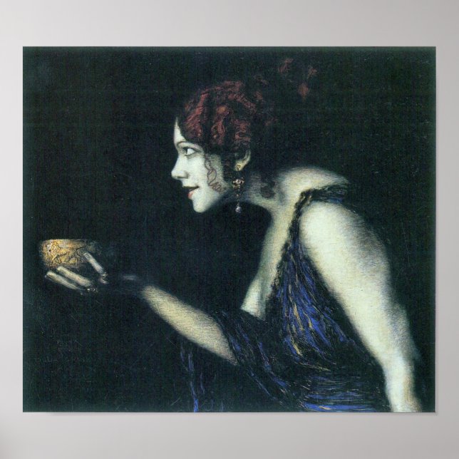 Franz von Stuck - Tilla Durieux as Circe Poster (Framsidan)