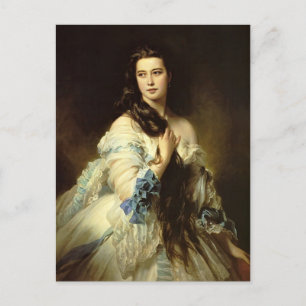 Franz Winterhalter- Barbara Dmitrievna Mergassov Vykort