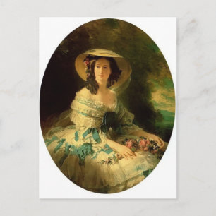 Franz Winterhalter-Eugénie de Montijo Vykort