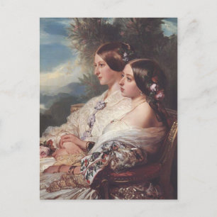 Franz Winterhalter- Kusinerna Vykort