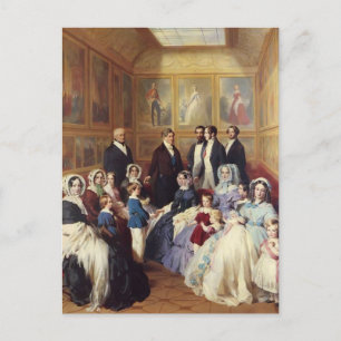 Franz Winterhalter-Queen Victoria & Prince Albert Vykort
