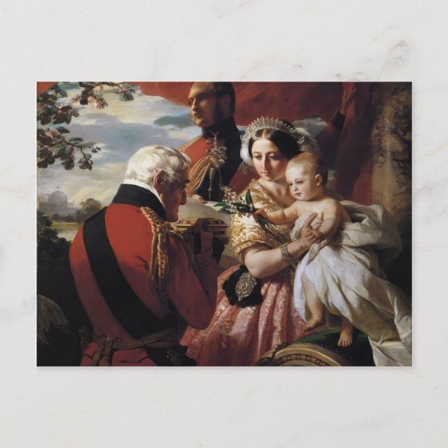Franz Xaver Winterhalter- Första maj Vykort (Framsida)