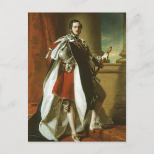 Franz Xaver Winterhalter-Porträtt av prins Albert Vykort
