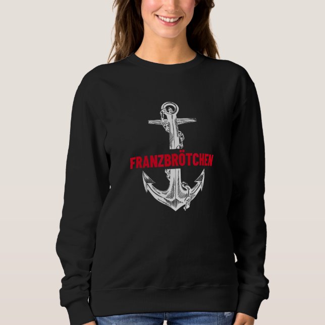 Franzbrö tchen Anchor Hamburg T Shirt (Framsida)