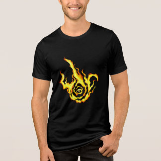 Franzied Flame Fläkt Art Classic-spelkort T Shirt