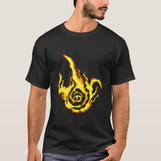 Franzied Flame Fläkt Art T Shirt