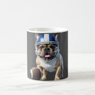 Französische Bulldogge America Football Bulldog Kaffemugg