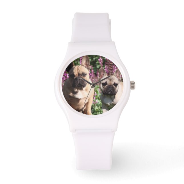 Französische Bulldogge Armbanduhr Armbandsur (Framsida)