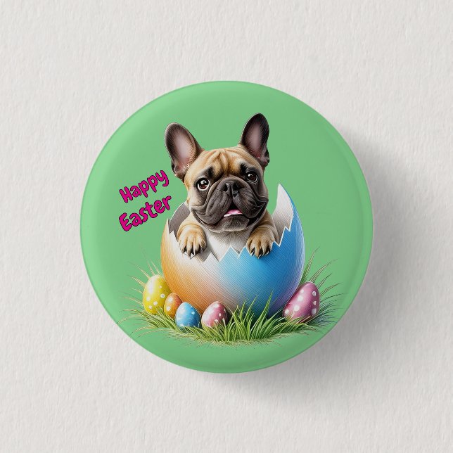 Französische Bulldogge Ei Ostern French Bulldog Knapp (Framsida)