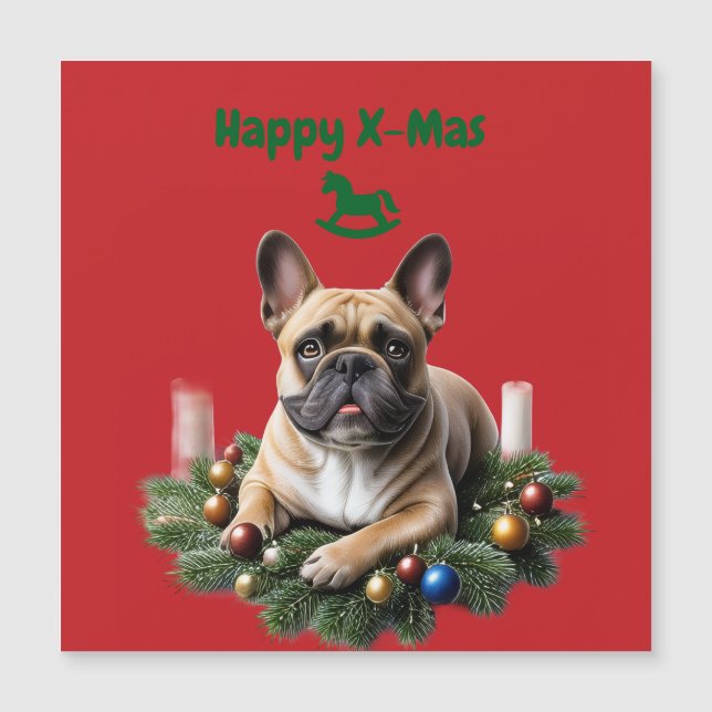 Französische Bulldogge French Bulldog  Weihnachten (Framsida)