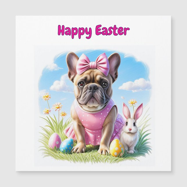 Französische Bulldogge Frohe Ostern French Bulldog (Framsida)