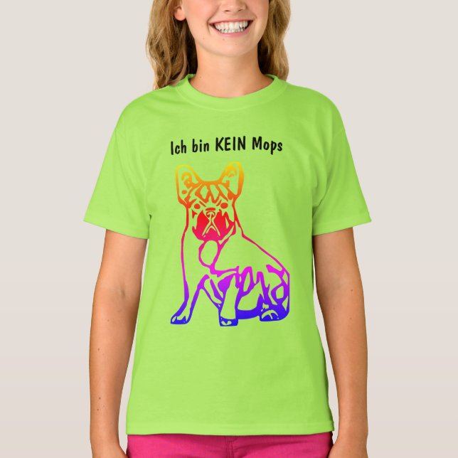 französische Bulldogge kein Mops T Shirt (Framsida)