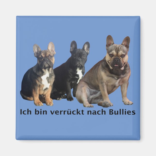Französische Bulldogge Magnet (Framsidan)