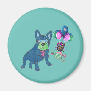 Französische Bulldogge Magnet