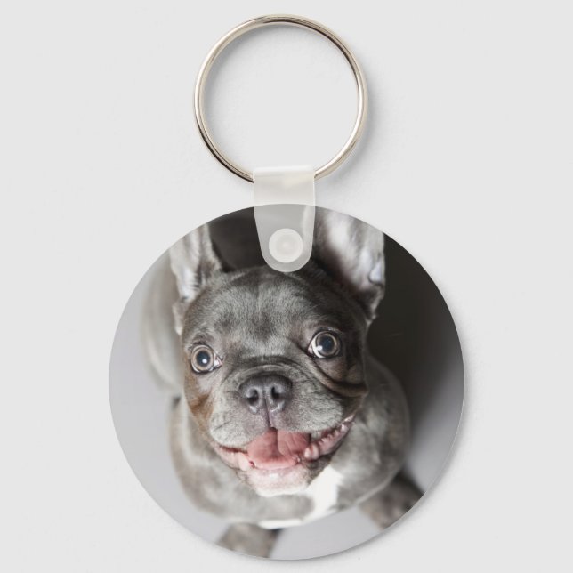 Französische Bulldogge Nyckelring (Framsida)