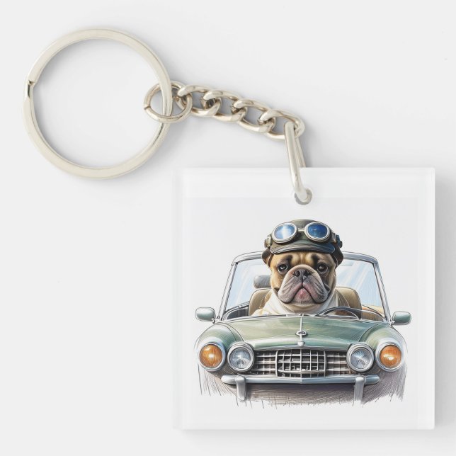 Französische Bulldogge Oldtimer Bulldog Vatertag  (Framsidan)