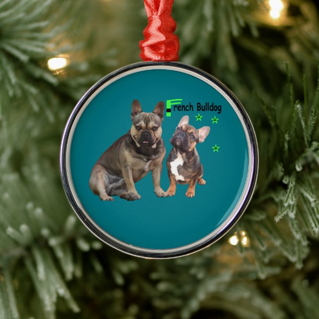 Französische Bulldogge Ornament Anhänger (Träd)