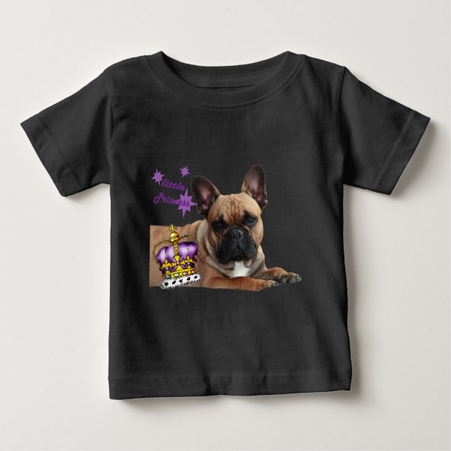 Französische Bulldogge Princess French Bulldog T Shirt (Framsida)