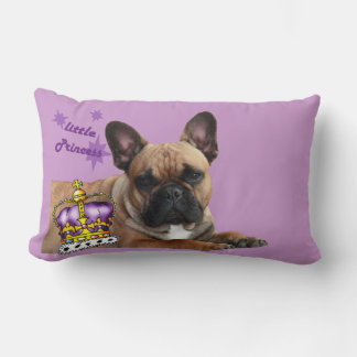 Französische Bulldogge Prinzessin French Bulldog Lumbarkudde