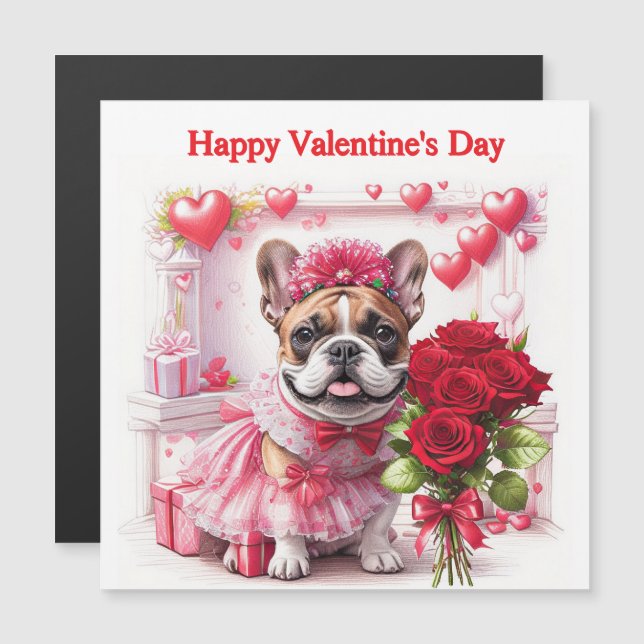 Französische Bulldogge Rosen French Bulldog (Fram/baksida)