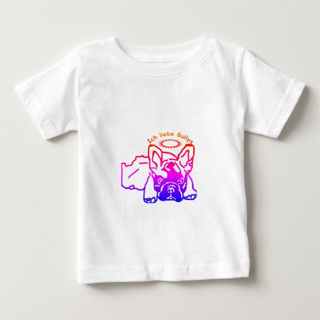 Französische Bulldogge Shirt T (Framsida)