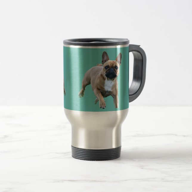 Französische Bulldogge Sprung French Bulldog Resemugg (Framsida höger)