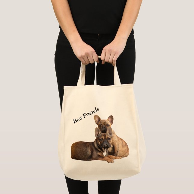 Französische Bulldogge Tasche Tygkasse (Framsida (produkt))
