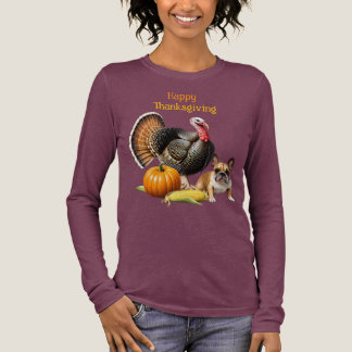 Französische Bulldogge Thanksgiving French Bulldog T Shirt