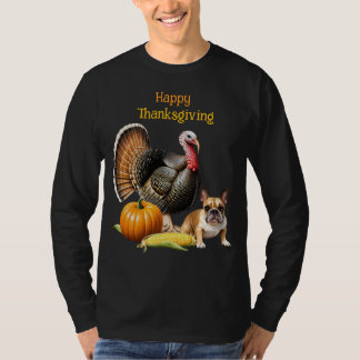 Französische Bulldogge Thanksgiving French Bulldog T Shirt