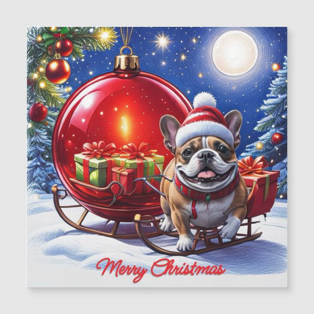 Französische Bulldogge Weihnachtskugel Weihnachten (Framsida)